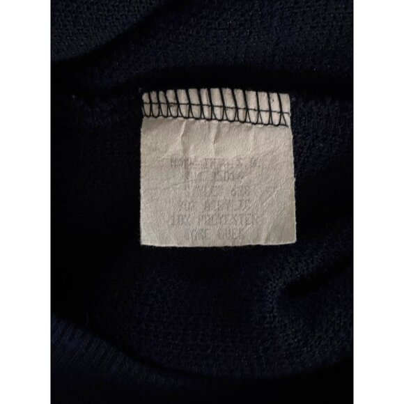 Straight Down Golf Pullover Mens Size Large Navy Soft Terry‎ Henley Sweater USA - Picture 9 of 9